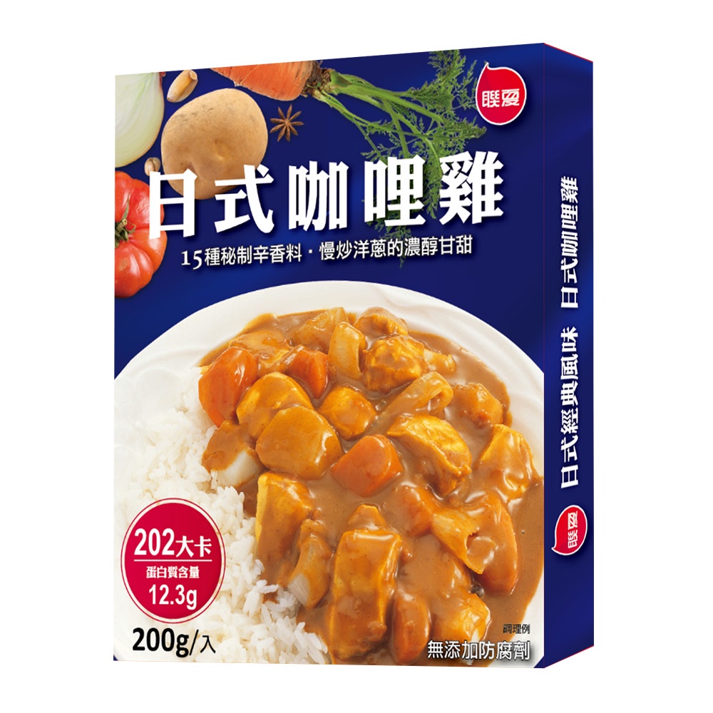 聯夏食品 聯夏調理包-日式咖哩雞 200g