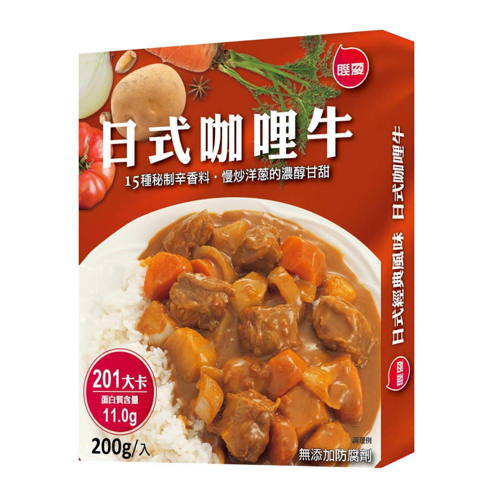 聯夏食品 聯夏調理包-日式咖哩牛 200g