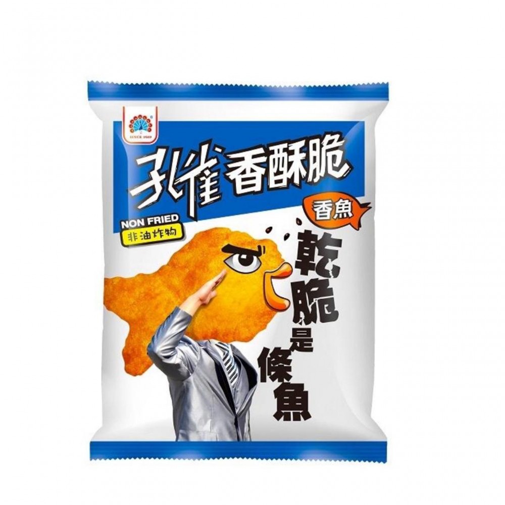 乖乖 孔雀香酥脆-香魚 40g