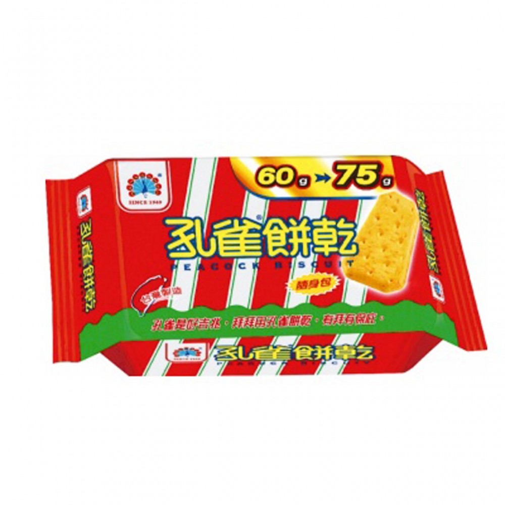 乖乖 孔雀餅乾-小 75g