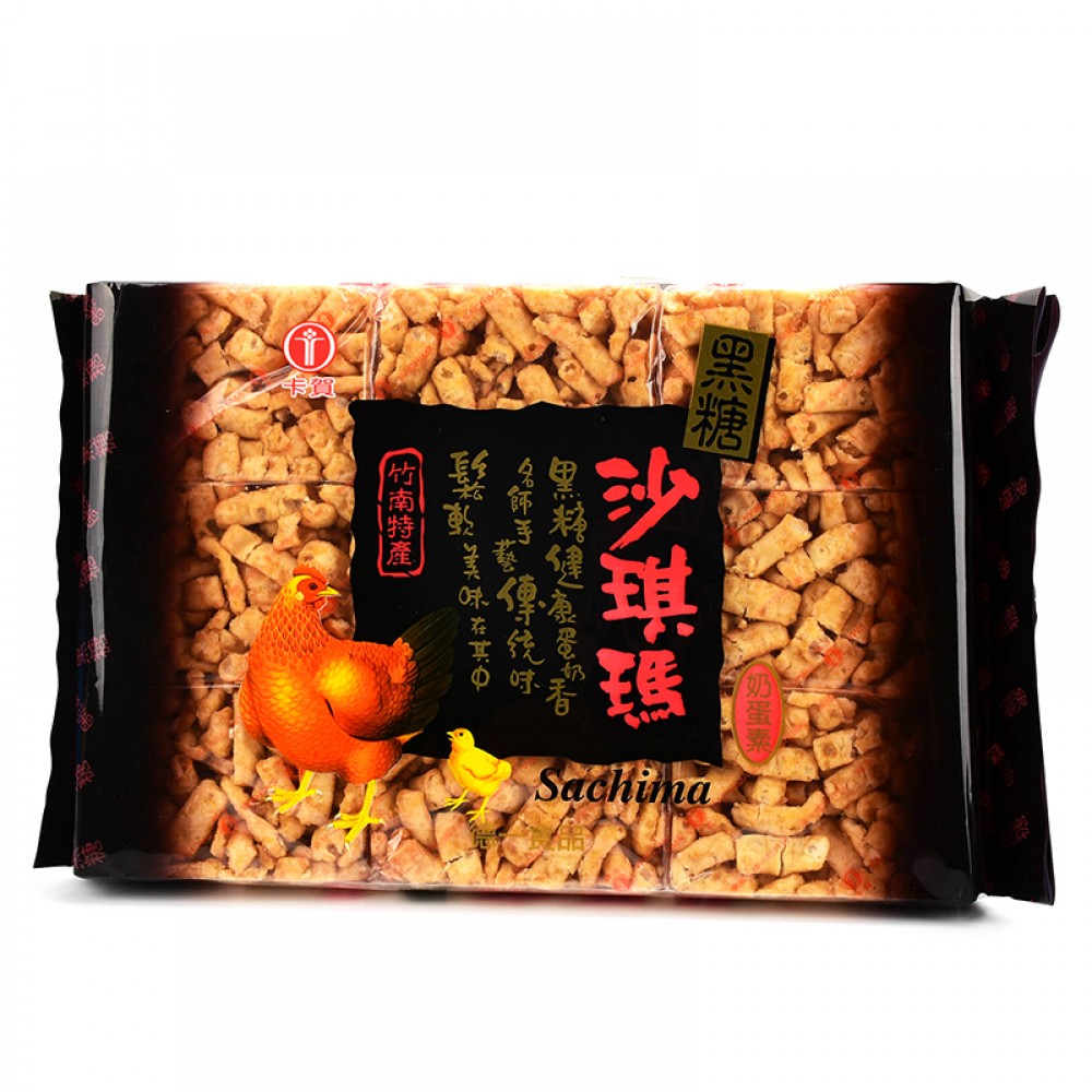 卡賀 沙琪瑪-黑糖 400G