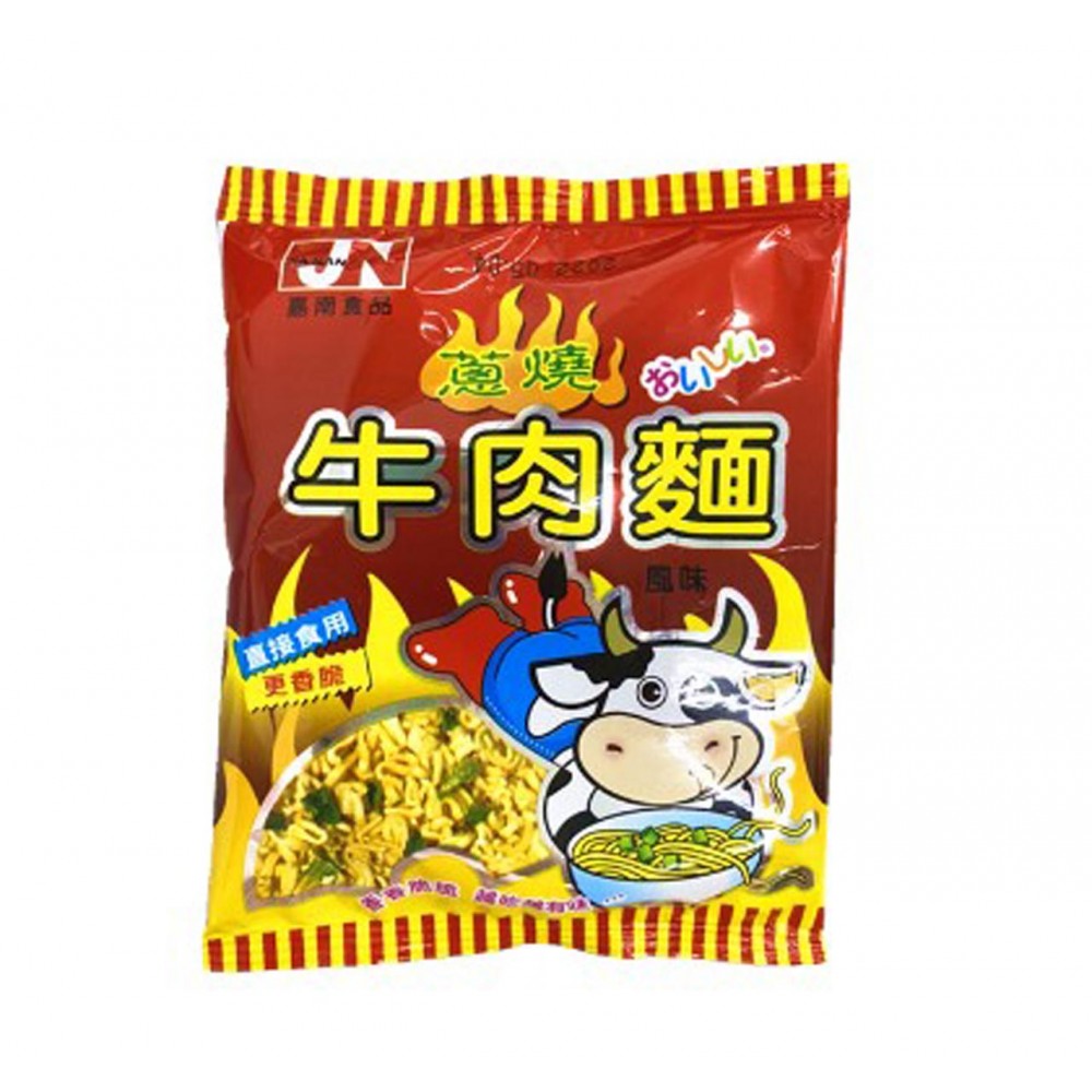 嘉南食品 蔥燒牛肉麵- 25入