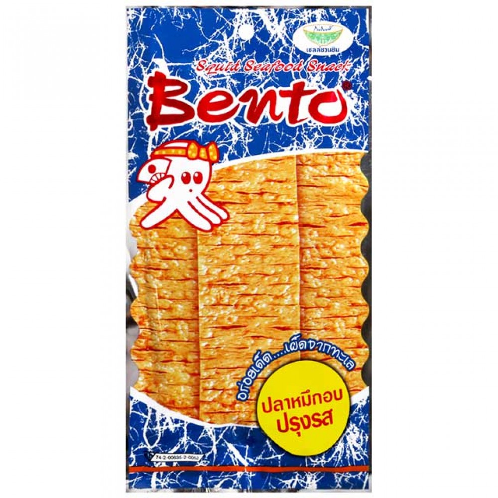 bento 泰式碳烤蒜辣魷魚片-蒜辣 (藍) 6g